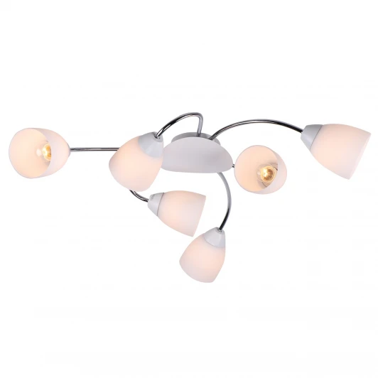 MD.8410-6-S CH+WH Потолочная люстра Imex MD.8410-6-S CH+WH