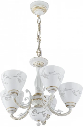 343659/5 WT+G Подвесная люстра Arte Milano AM343659 343659/5 WT+G (220V, на цепи)