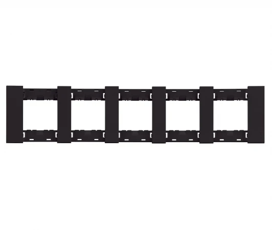 AA4802M5AG Рамка 5-ая черный матовый Meiton AA4802M5AG