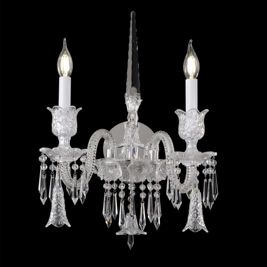 VERSAILLES AP2 CHROME Бра Crystal Lux VERSAILLES AP2 CHROME