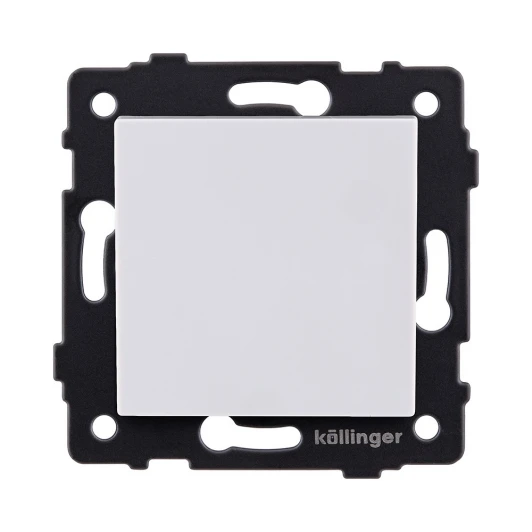 REA-S-005WH Выключатель кнопочный 1-клавишный 10А/250В белый Kollinger REA-S-005WH для Aspekt, Eleganz, Reflex