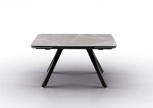 102029 Стол NEW, Керамогранит, Черный/Bayona grey Аврора Леон 102029
