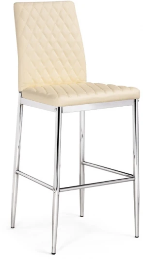15514 Барный стул Woodville Teon beige / chrome 15514