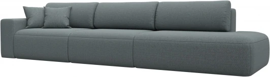 124213L Диван прямой Лига-036 НПБ Модерн Лонг подлокотник слева Лига Диванов (Рогожка) арт.124213L