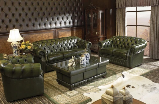 B-128-3 (+bed) green 09 Диван-кровать B-128 (3-х местный) зеленый