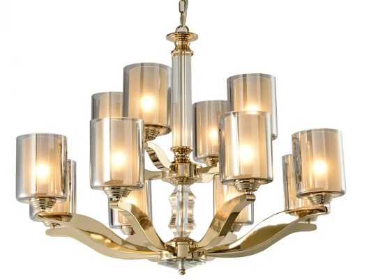 7908+4/C gold Подвесная люстра Newport 7900 7908+4/C gold