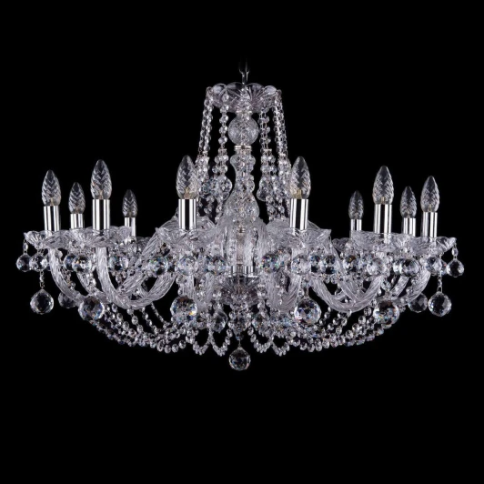 1406/12/300/Ni/Balls Подвесная люстра Bohemia 1406 1406/12/300/Ni/Balls