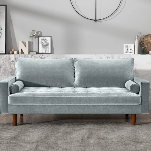 FR 0479 Диван Scott трехместный синий