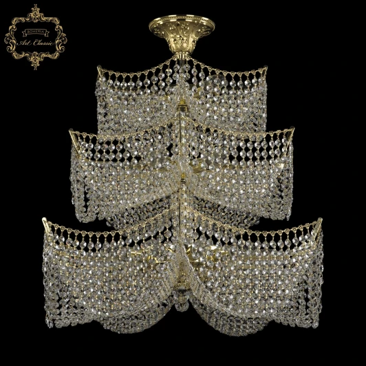 71.181.65.3d.G Потолочная люстра ярусная большая на штанге Art Classic 71.18 71.181.65.3d.G (220V)