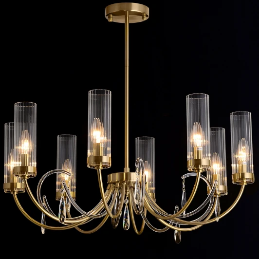 IL5267-8PLS-25 ELITE Подвесная люстра на штанге ILLUMICO IL5267-8PLS-25 ELITE