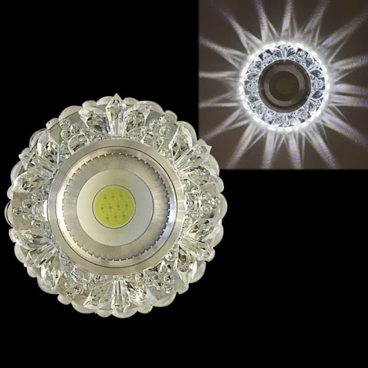 42004-9.0-001PL MR16+LED3W CL+MIX Встраиваемый точечный светильник Reluce 42004-9.0-001PL MR16+LED3W CL+MIX (220V, круглые)