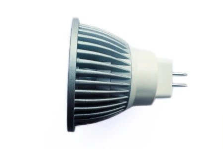 LC-120-MR16-GU5.3-3-220-WW Лампочка светодиодная полусфера серая колба GU5.3 3 Вт 235 lm теплое белое свечение Ledcraft LC-120-MR16-GU5.3-3-220-WW