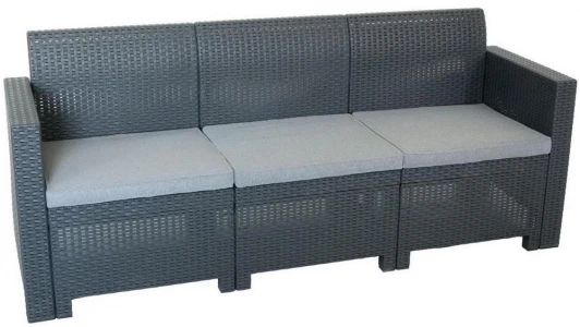 9072.3 Диван трехместный Nebraska 3 B:rattan