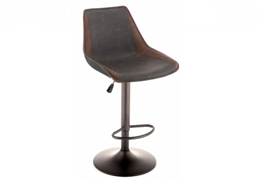11301 Барный стул Woodville Kozi серый / коричневый 11301