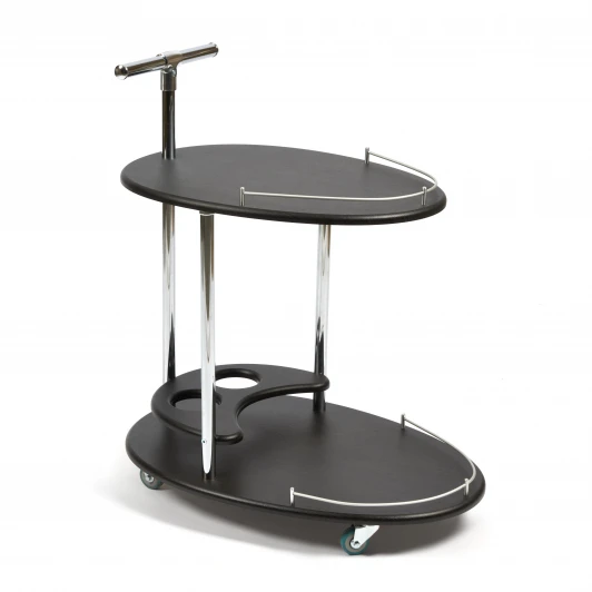 14425 Стол сервировочный FAIRPORT Орех (МДФ/металл)