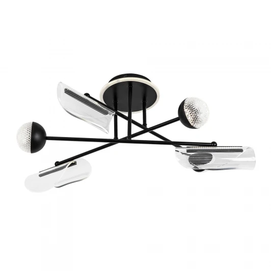 L3200-6 BK Потолочная люстра светодиодная на штанге LED4U LED4U L3200-6 BK