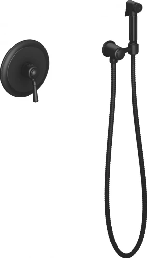 5309/03SM Гигиенический душ Timo Arisa 5309/03SM со смесителем, С ВНУТРЕННЕЙ ЧАСТЬЮ. черный