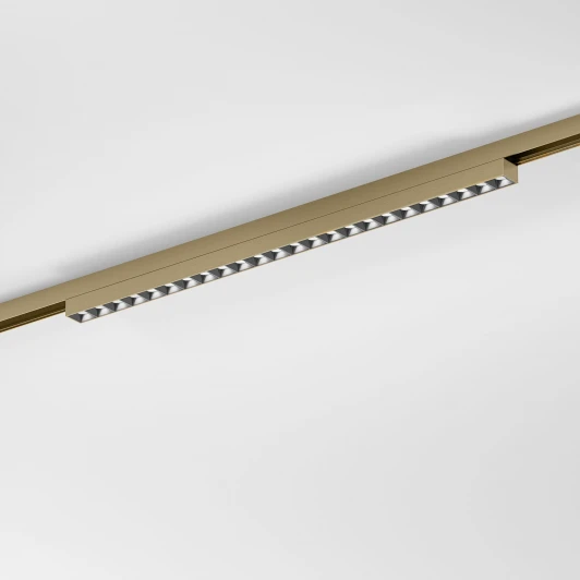 85529/01 Трековый светильник магнитный светодиодный Elektrostandard Line Magnetic Brass Line 20W 4000K (латунь) 85529/01