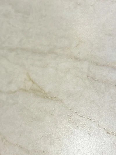 614M06140 Стол КИРАН (KIRAN) 180 БЕЖЕВЫЙ МРАМОР (MATTE SICILY BEIGE SOLID CERAMIC) / Орех темный, ®DISAUR M-City 64824