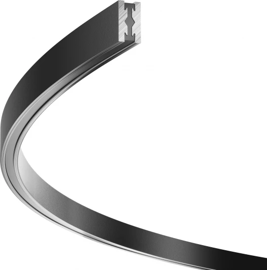 TRX154-2SR-D1500-B Шинопровод круглый из полукругов 1500мм Flarity черный Maytoni Busbar trunkings Flarity TRX154-2SR-D1500-B