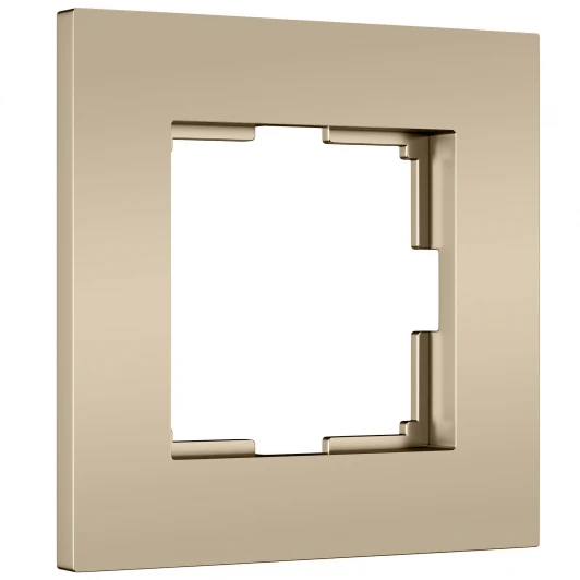 W0012911 Рамка на 1 пост Slab (шампань софт) Werkel W0012911 (a071623)