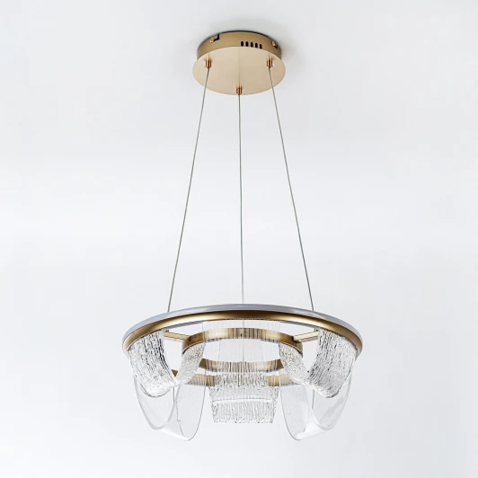 L7706-460 GD Подвесной светильник светодиодный с пультом с регулировкой цветовой температуры LED4U LED4U L7706-460 GD