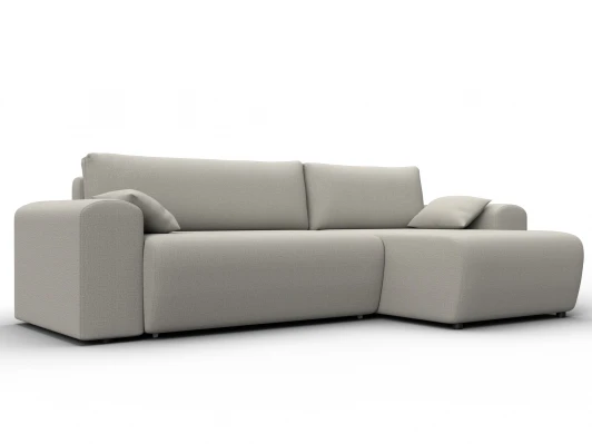 133692 Диван угловой Лига-099 угол универсальный (ДВП,ДСП,ЛДСП,Брус,Фанера/Пластик/Рогожка/Бежевый) Лига Диванов 133692