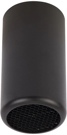 48392 Светильник потолочный Feron ML184 Barrel ECHO 48392 черный, с антибликовой сеточкой (220V, круглые)