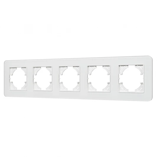 049704 Рамка стеклянная FRM-OMALI-GS-5-WH (Arlight) 049704