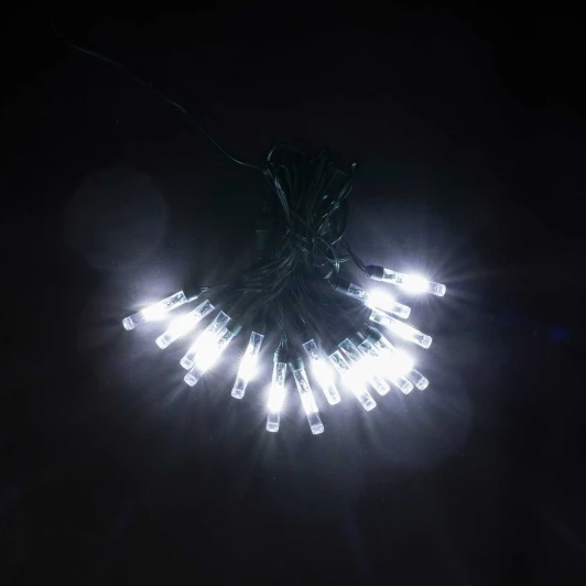 STRM15-10-1W Гирлянда "Вспышка" Белая, 24В, 15 LED Laitcom Декор STRM15-10-1W