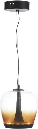 SL6014.413.01 Подвесной светильник ST Luce Ripple SL6014.413.01 Черный/Коричневый, Черный LED 1*17W (220V, на тросе)