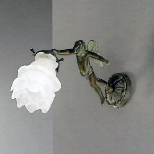 2081/1A/AM Бра Nervilamp 2081 2081/1A/AM (220V, цветы, фигура человека, ангелы)