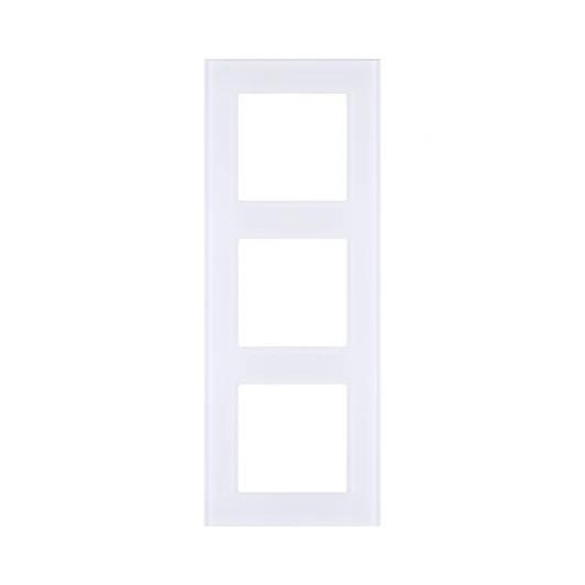 AS3WH Рамка 3-постовая стекло белый Kollinger Asthetik AS3WH