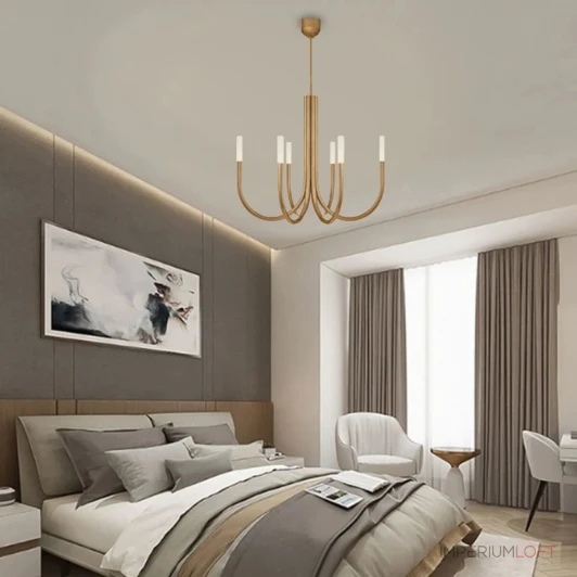Laura01 Потолочная люстра на штанге Laura L6 By ImperiumLoft Laura01 (220V)
