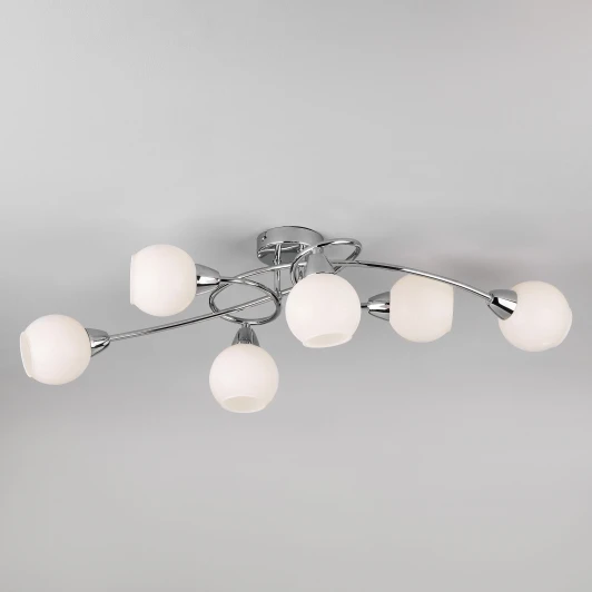 30133/6 хром Потолочная люстра Eurosvet Whitney 30133/6 хром