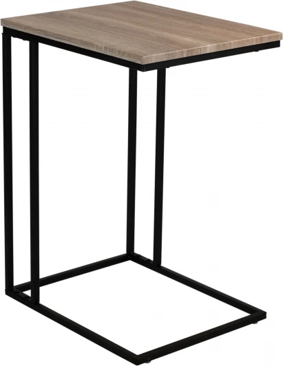 009089 Стол придиванный BeautyStyle 30 дуб сонома/черный Mebelik арт.009089