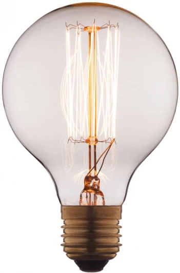 G8060 лампочка накаливания Эдисона груша E27 60W 2400-2800K Loft It Edison Bulb G8060