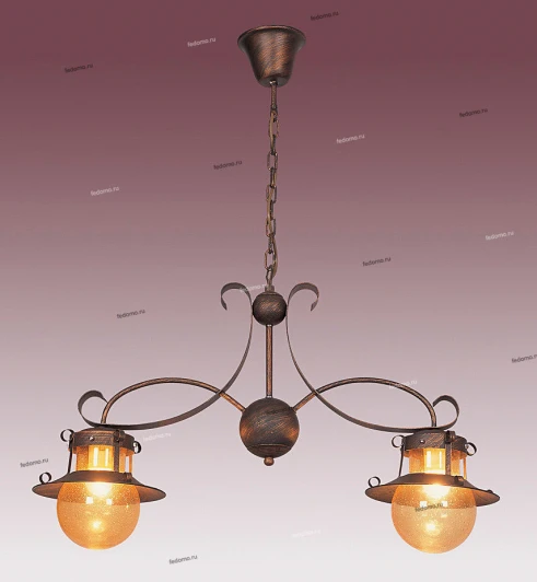 PX-0054/2 coffee with gold Потолочная люстра N-Light PX-0054 PX-0054/2 coffee with gold