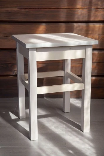 BRH_02774_2-0 Табурет Hesby прямая нога (Массив дерева/Светлое дерево) арт.BRH_02774_2-0