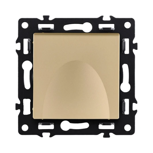 AS-015GD Розетка штепсельная SCHUKO 16A/250 В с крышкой, золотой Kollinger Asthetik AS-015GD