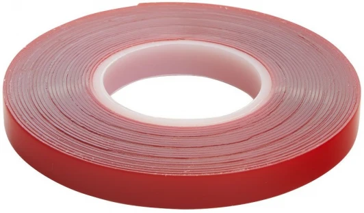 39144 Скотч акриловый двусторонний 0,8x9 мм длина 5м Stekker 39144