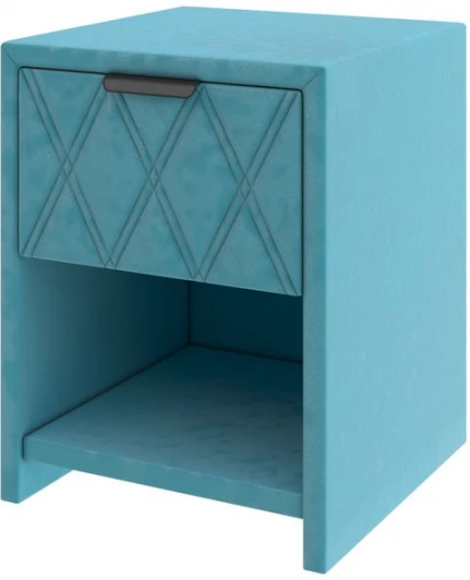 2028036 PROxSON Тумба Side (Ткань: Велюр Shaggy Azure) 44x45