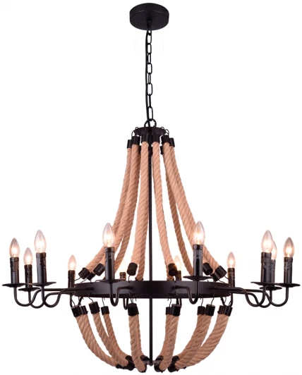 A8956LM-12BK Подвесная люстра Arte Lamp Marsiglia A8956LM-12BK