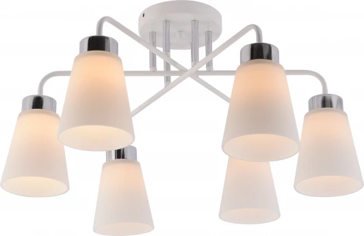 9192-306 Потолочная люстра на штанге Rivoli Miley 9192-306 6хЕ27 60 Вт