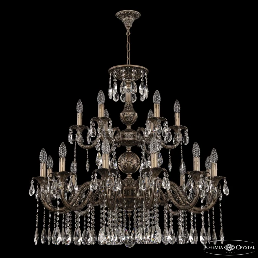 AL79101/12+6/300/2D A SGB Подвесная люстра Bohemia AL7801 AL79101/12+6/300/2D A SGB