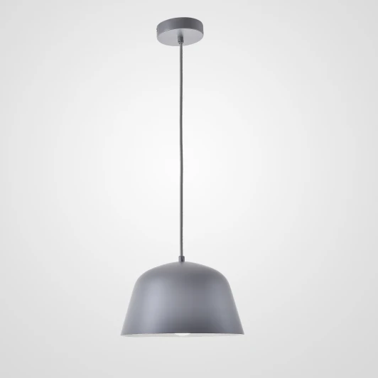 Mu01 Подвесной светильник Ambit Gray By ImperiumLoft Mu01 (220V, на проводе, круглые)
