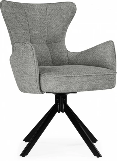 15832 Стул на металлокаркасе Woodville Atlanta gray / black крутящийся арт.15832
