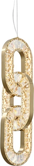 3673/S champagne gold Подвесной светильник светодиодный Newport 3670 3673/S champagne gold (220V, хрусталь, на тросе)