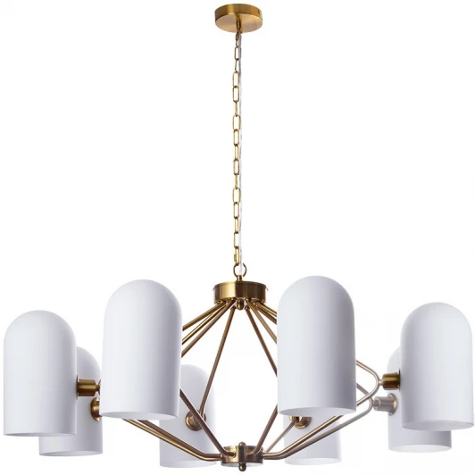 A5454LM-8PB Подвесная люстра Arte Lamp Cassel A5454LM-8PB (220V, на цепи)