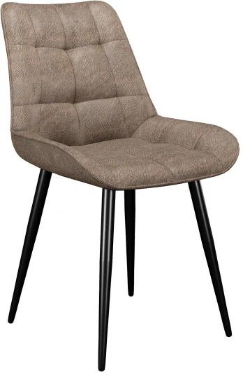 00-00062239 Стул 206М PRADO6 CAPPUCCINO, ножки черные Dikline 00-00062239